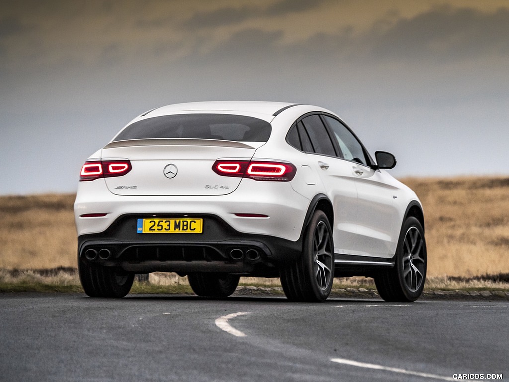 2020 Mercedes-AMG GLC 43 Coupe (UK-Spec) - Rear Three-Quarter