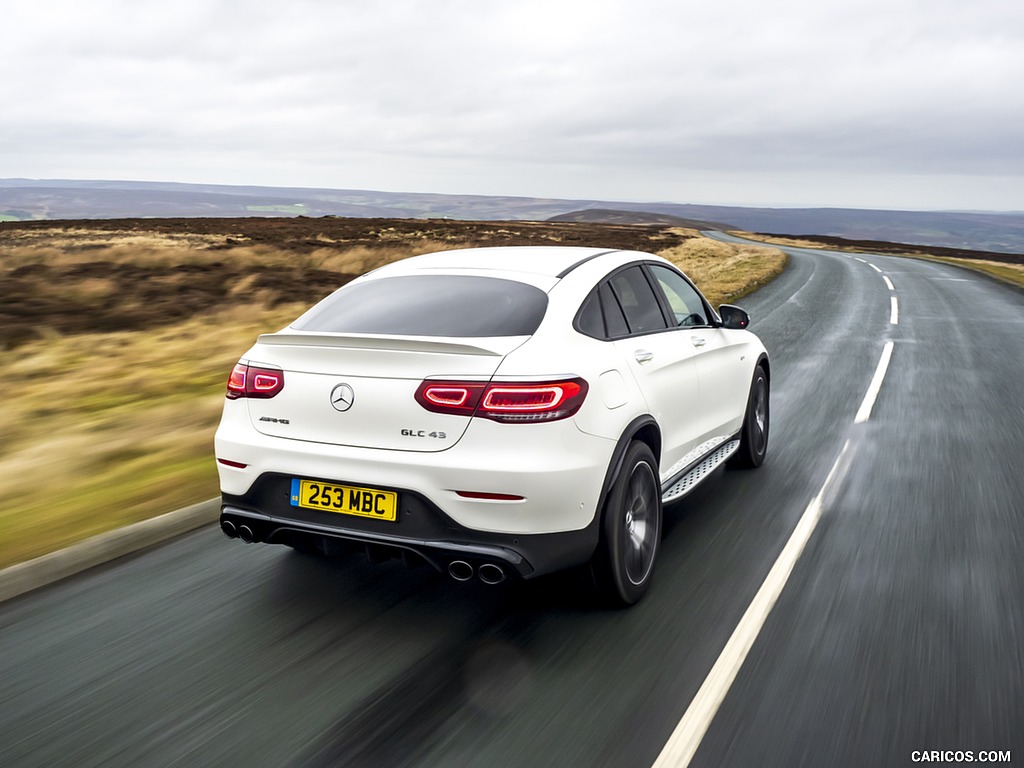 2020 Mercedes-AMG GLC 43 Coupe (UK-Spec) - Rear Three-Quarter