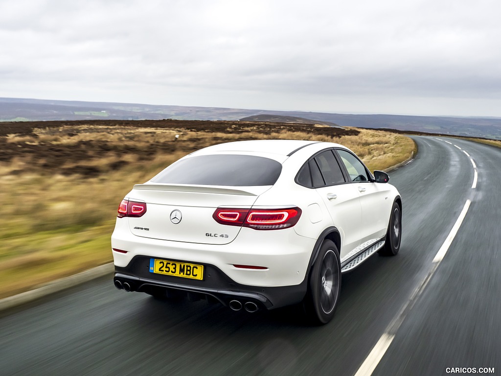 2020 Mercedes-AMG GLC 43 Coupe (UK-Spec) - Rear Three-Quarter