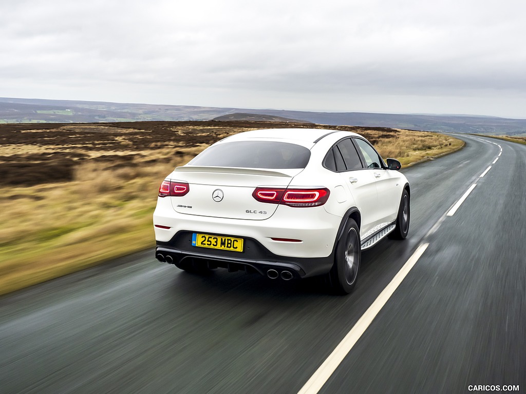 2020 Mercedes-AMG GLC 43 Coupe (UK-Spec) - Rear Three-Quarter