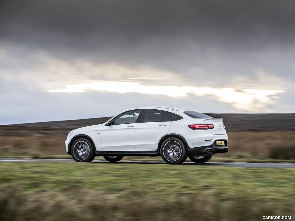 2020 Mercedes-AMG GLC 43 Coupe (UK-Spec) - Rear Three-Quarter