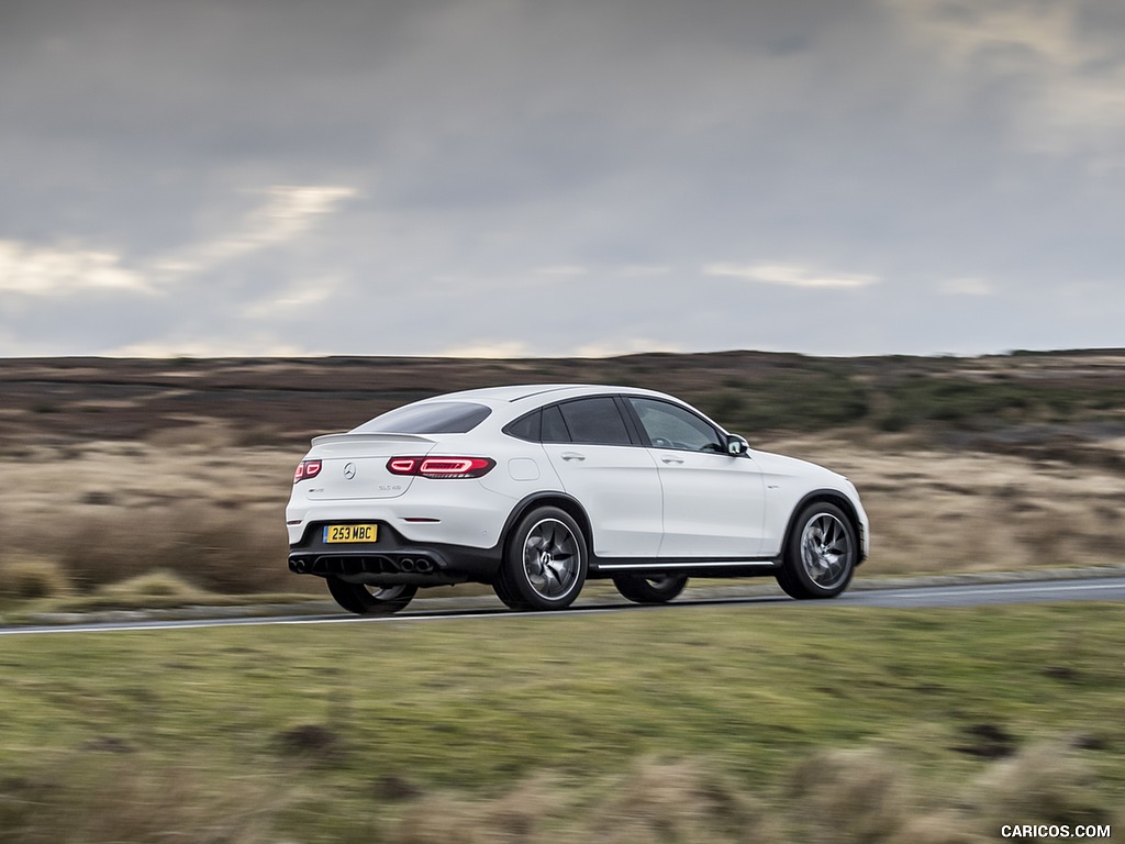 2020 Mercedes-AMG GLC 43 Coupe (UK-Spec) - Rear Three-Quarter