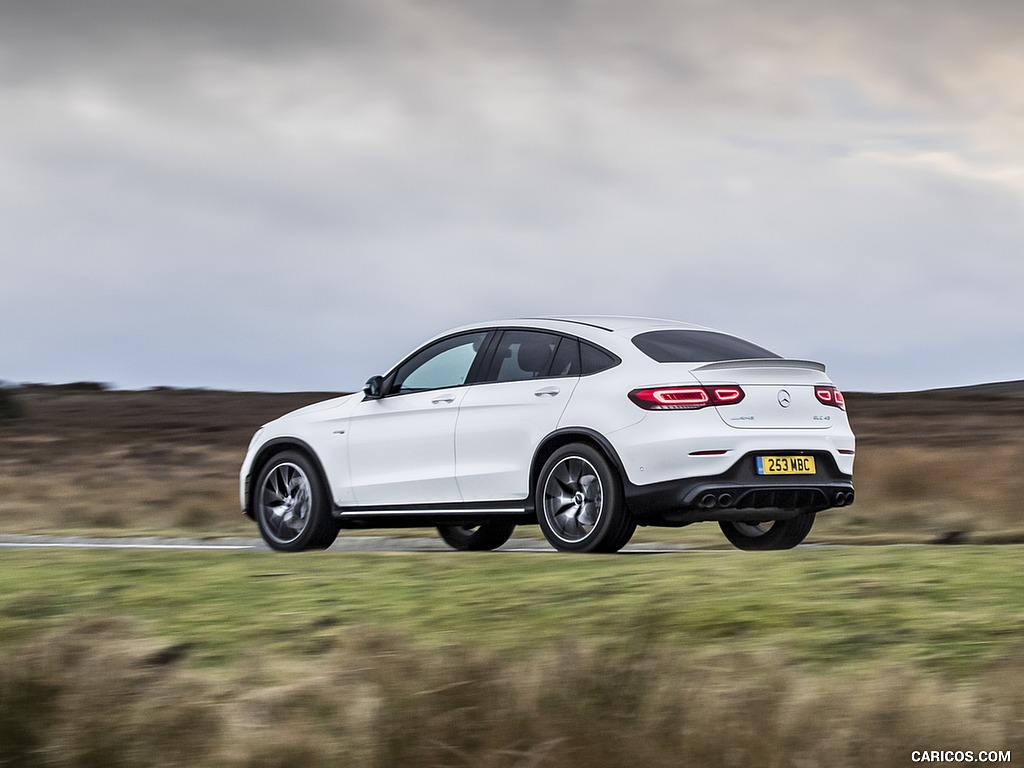 2020 Mercedes-AMG GLC 43 Coupe (UK-Spec) - Rear Three-Quarter