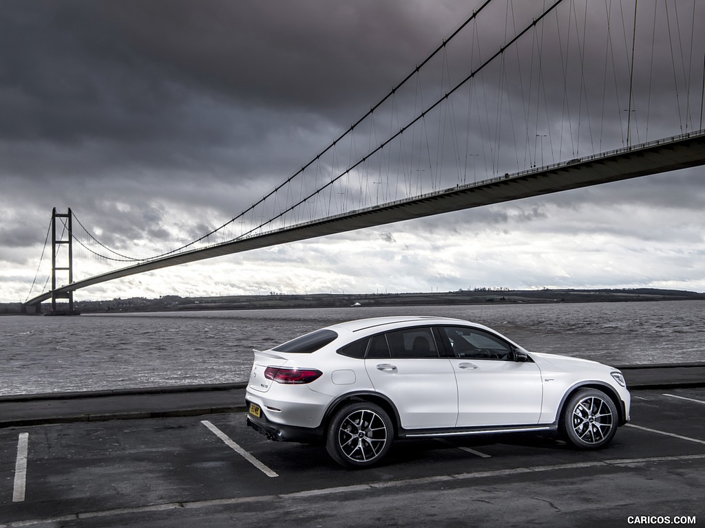 2020 Mercedes-AMG GLC 43 Coupe (UK-Spec) - Rear Three-Quarter