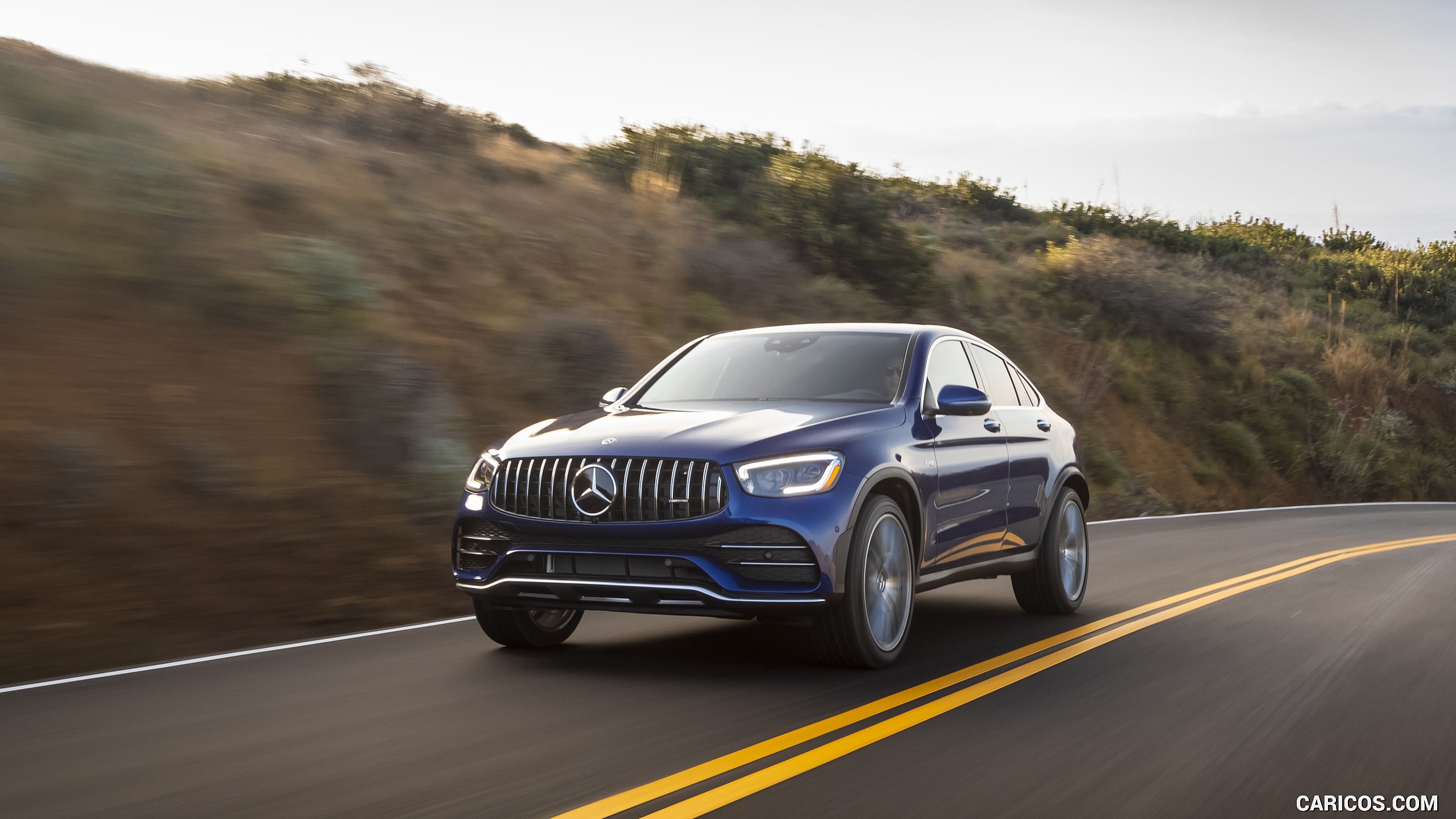 2020 Mercedes-AMG GLC 43 Coupe (US-Spec) - Front Three-Quarter | Caricos