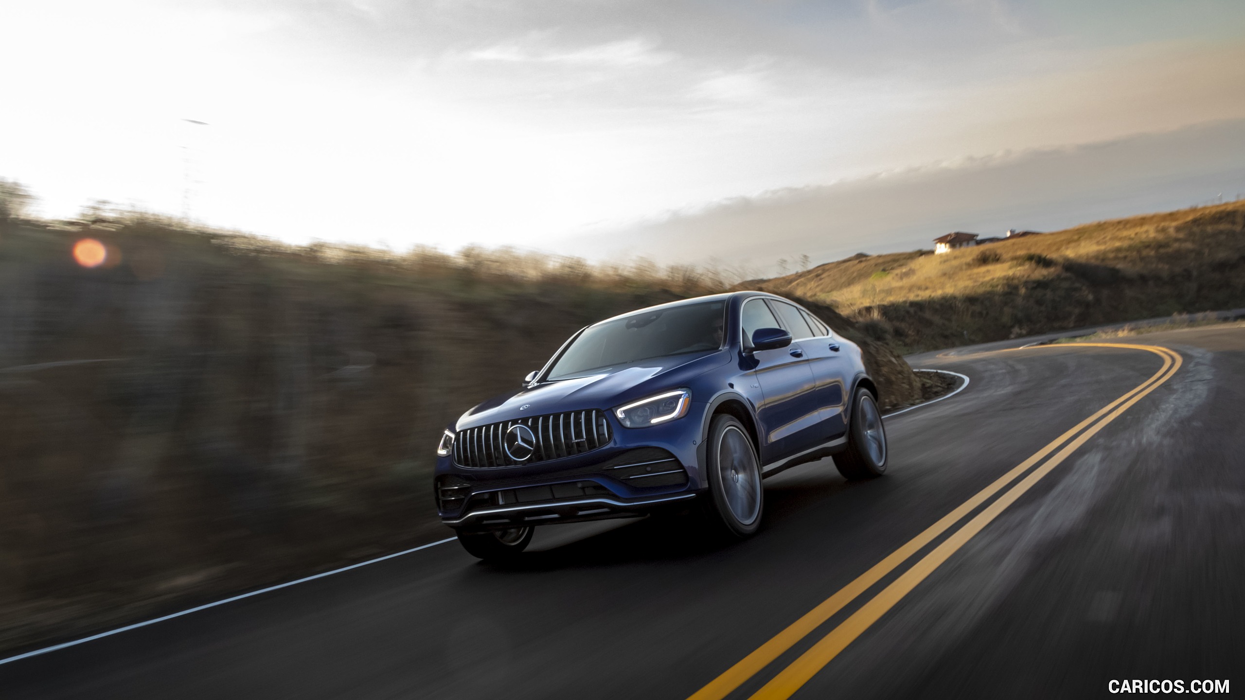 2020 Mercedes-AMG GLC 43 Coupe (US-Spec) - Front Three-Quarter | Caricos