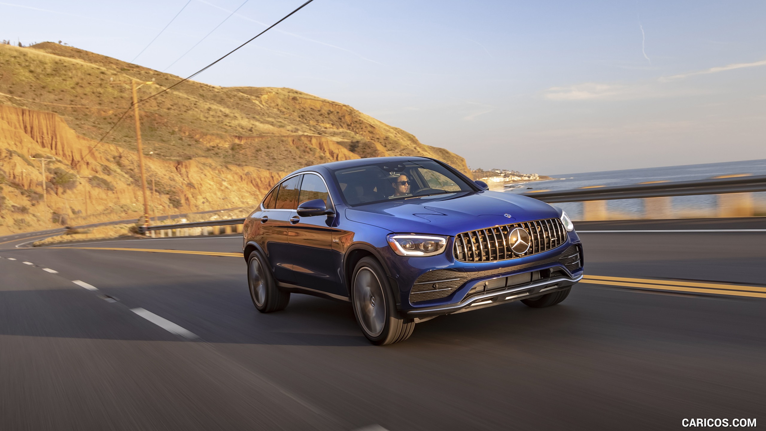 2020 Mercedes-AMG GLC 43 Coupe (US-Spec) - Front Three-Quarter | Caricos