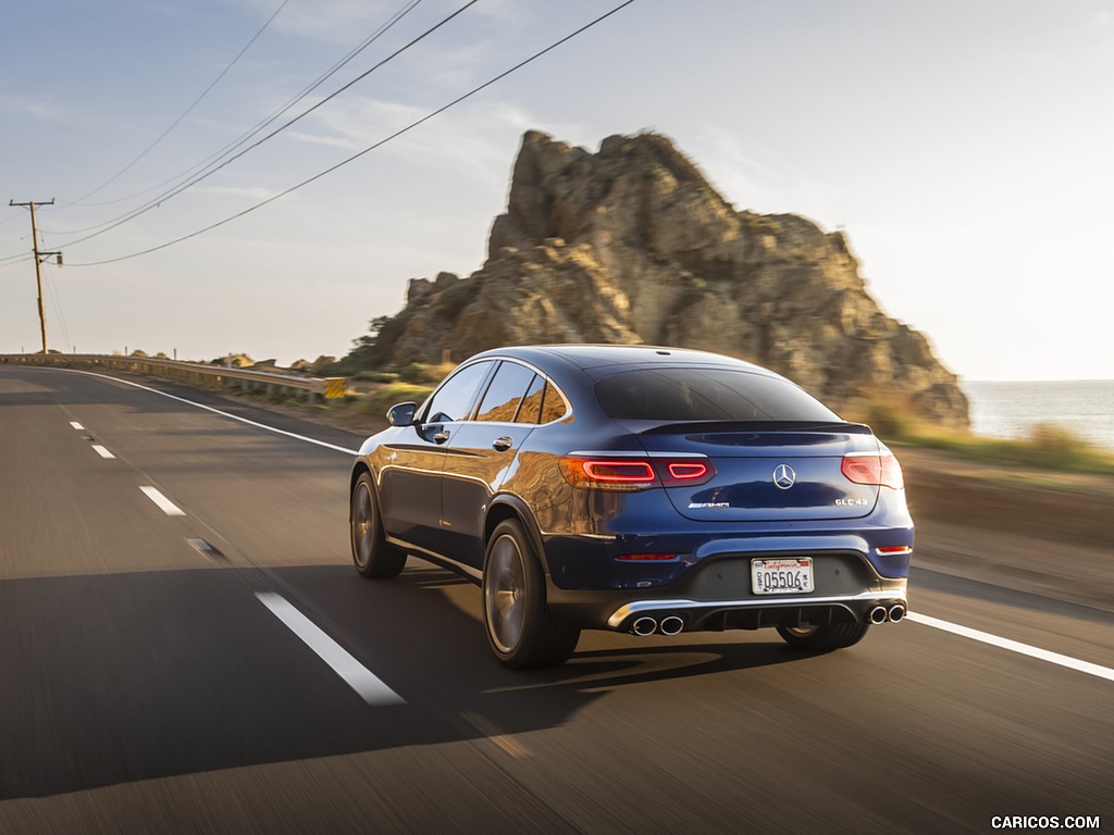 2020 Mercedes-AMG GLC 43 Coupe (US-Spec) - Rear Three-Quarter