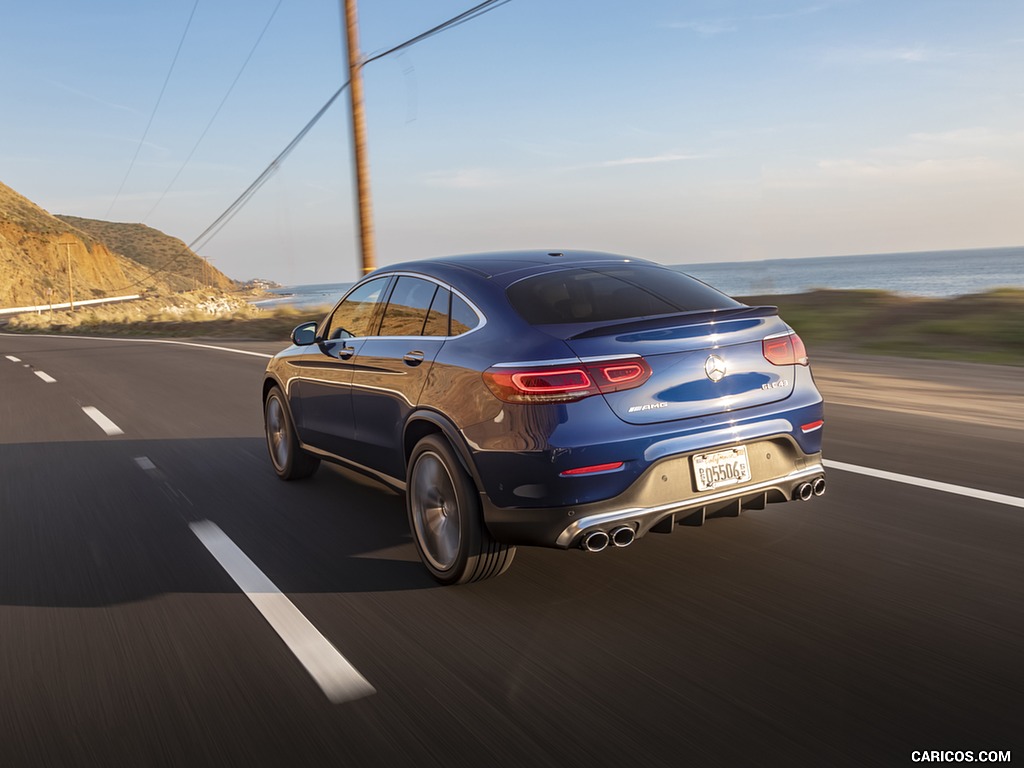 2020 Mercedes-AMG GLC 43 Coupe (US-Spec) - Rear Three-Quarter