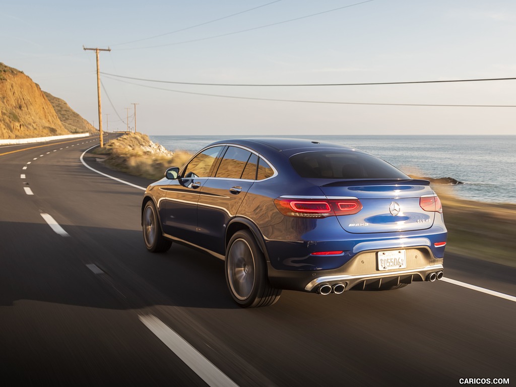 2020 Mercedes-AMG GLC 43 Coupe (US-Spec) - Rear Three-Quarter