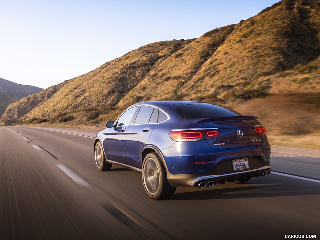 2020 Mercedes-AMG GLC 43 Coupe (US-Spec) - Rear Three-Quarter