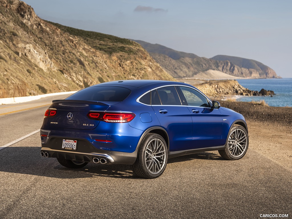 2020 Mercedes-AMG GLC 43 Coupe (US-Spec) - Rear Three-Quarter