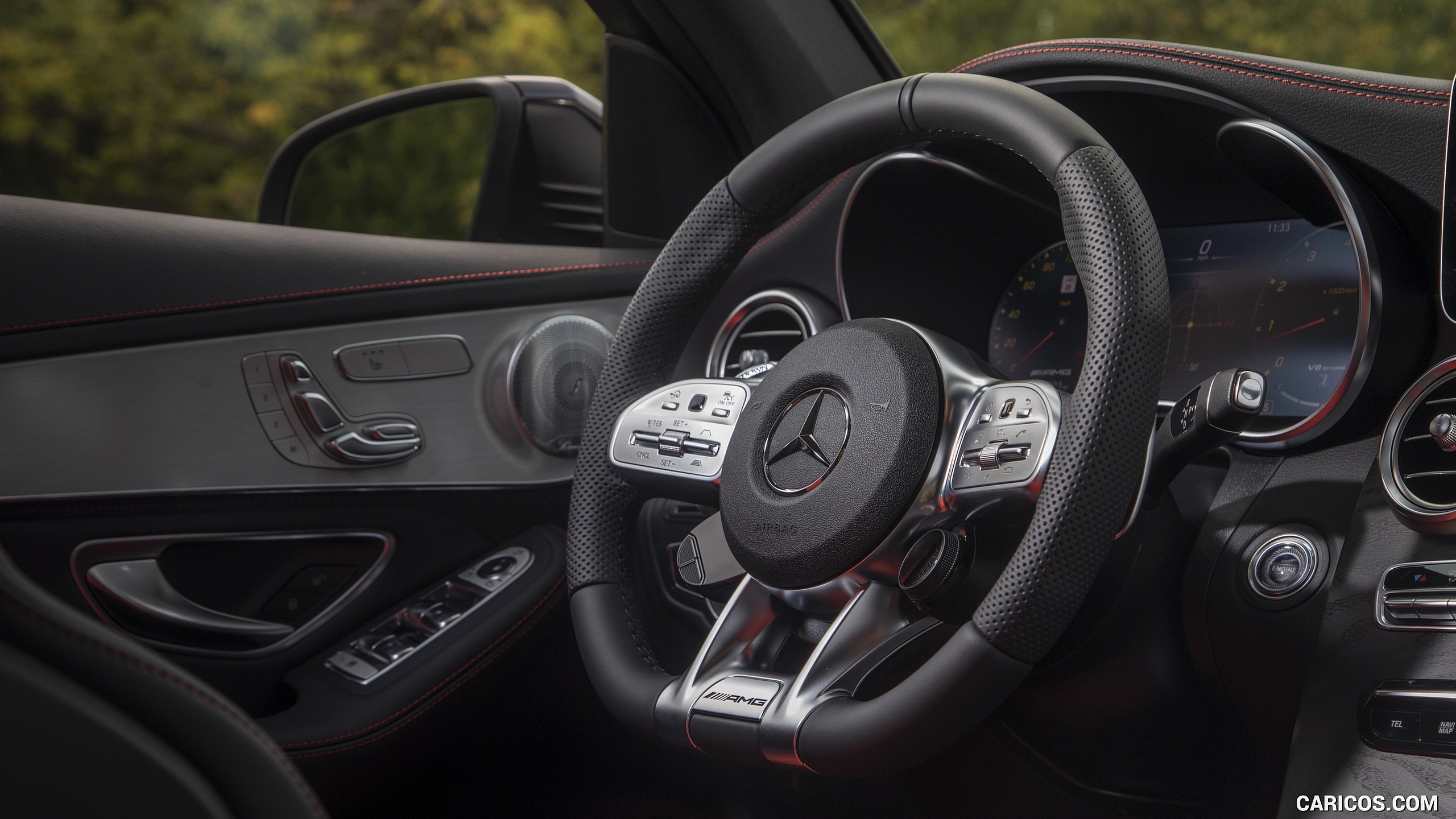 2020 Mercedes-AMG GLC 63 (US-Spec) - Interior, #96 of 118