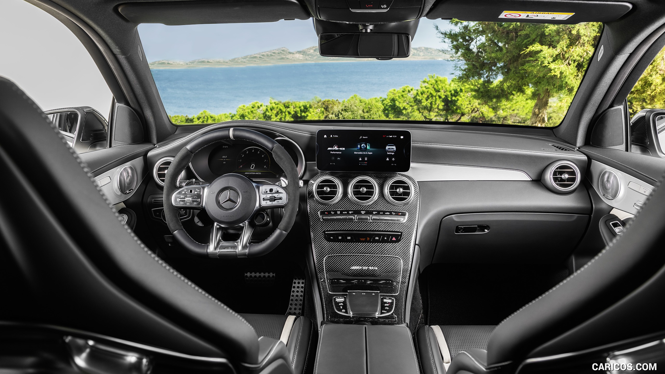 2020 Mercedes-AMG GLC 63 S 4MATIC+ - Interior, Cockpit, #33 of 118