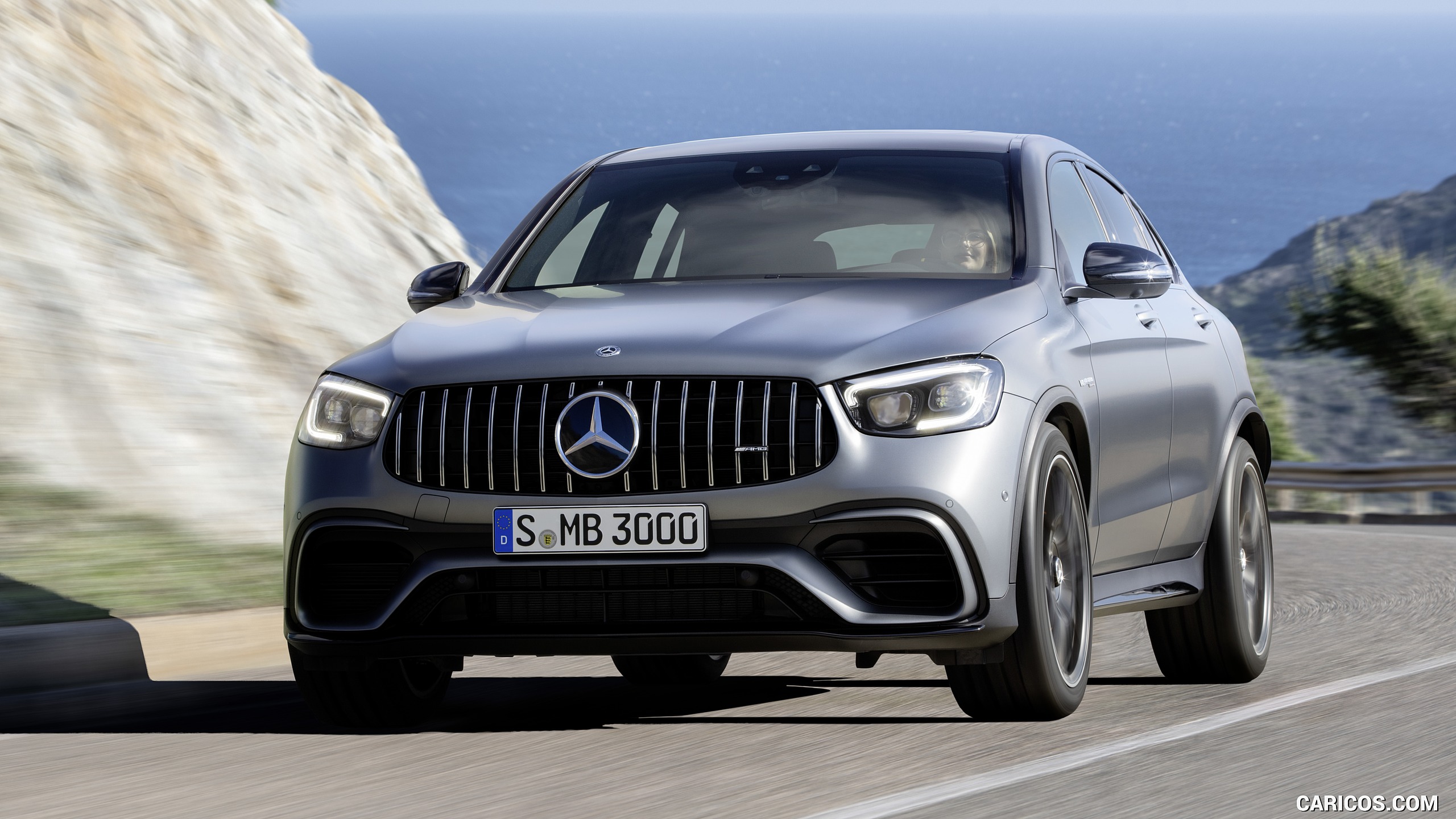 2020 Mercedes-AMG GLC 63 S 4MATIC+ Coupe - Front, #5 of 102