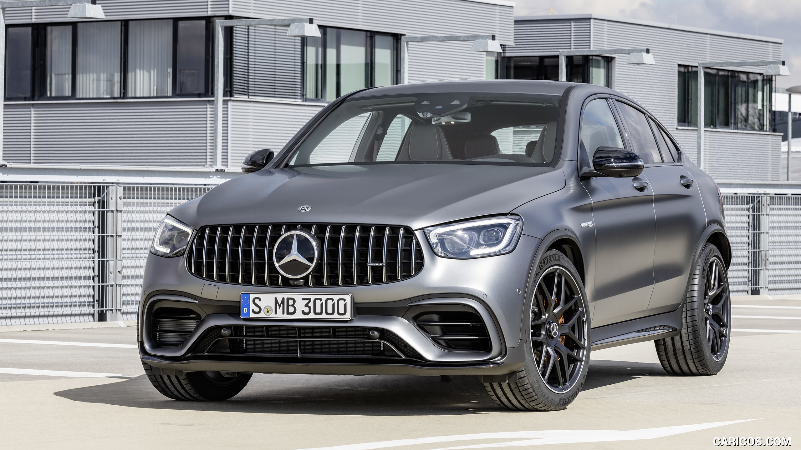 2020 Mercedes-AMG GLC 63 S 4MATIC+ Coupe - Front, #7 of 102