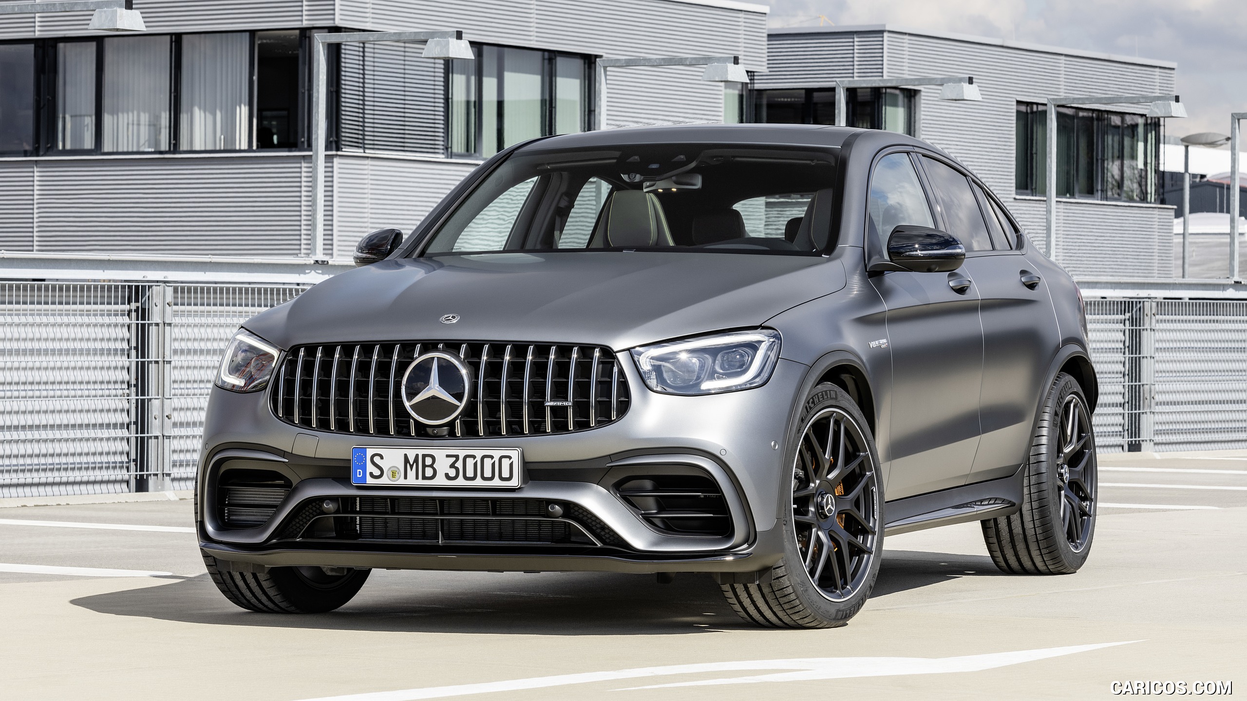 2020 Mercedes-AMG GLC 63 S 4MATIC+ Coupe - Front, #8 of 102