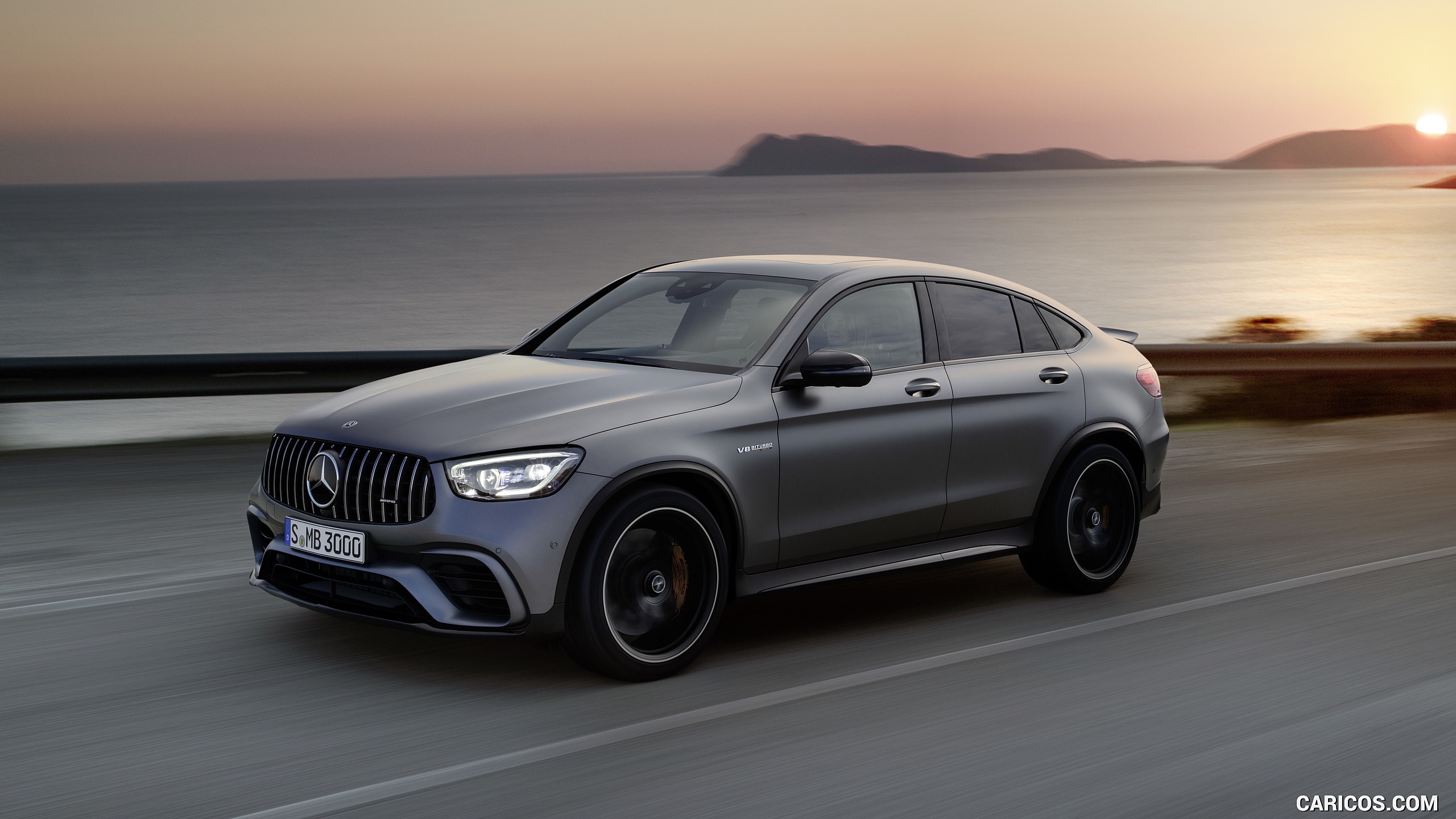 2020 Mercedes-AMG GLC 63 S 4MATIC+ Coupe - Front Three-Quarter, #1 of 102