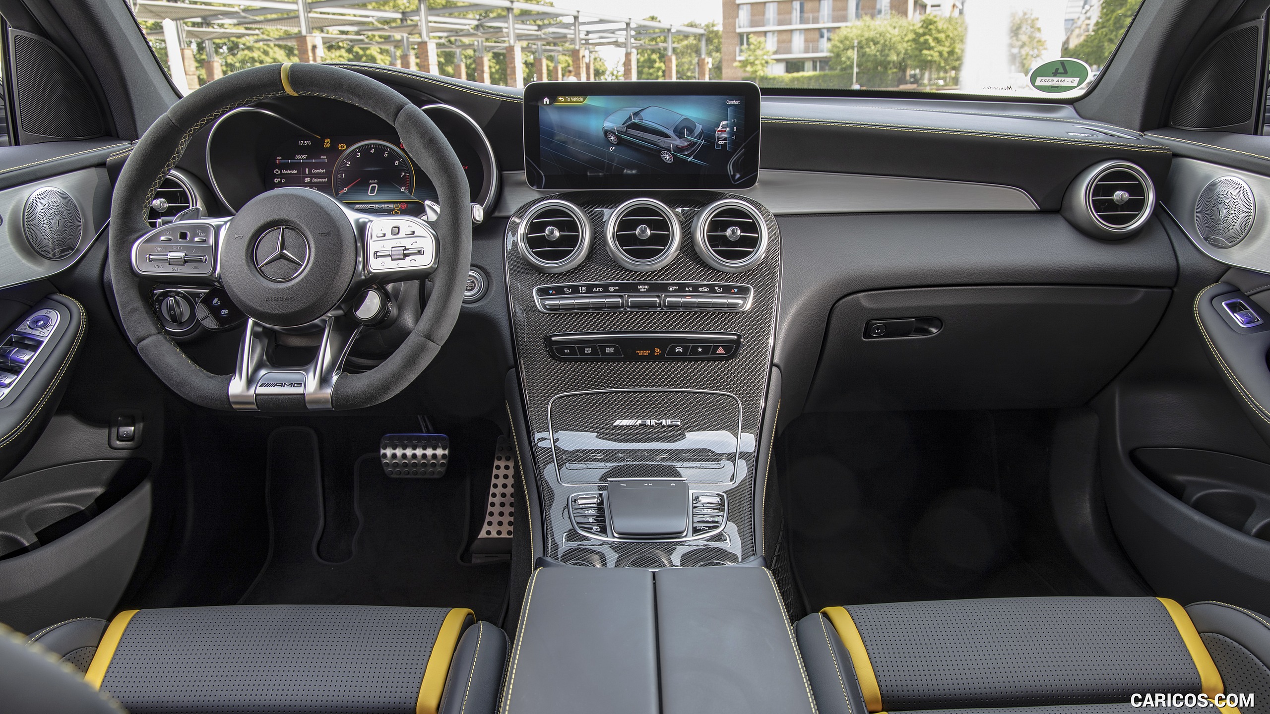 2020 Mercedes-AMG GLC 63 S 4MATIC+ Coupe - Interior, Cockpit, #28 of 102