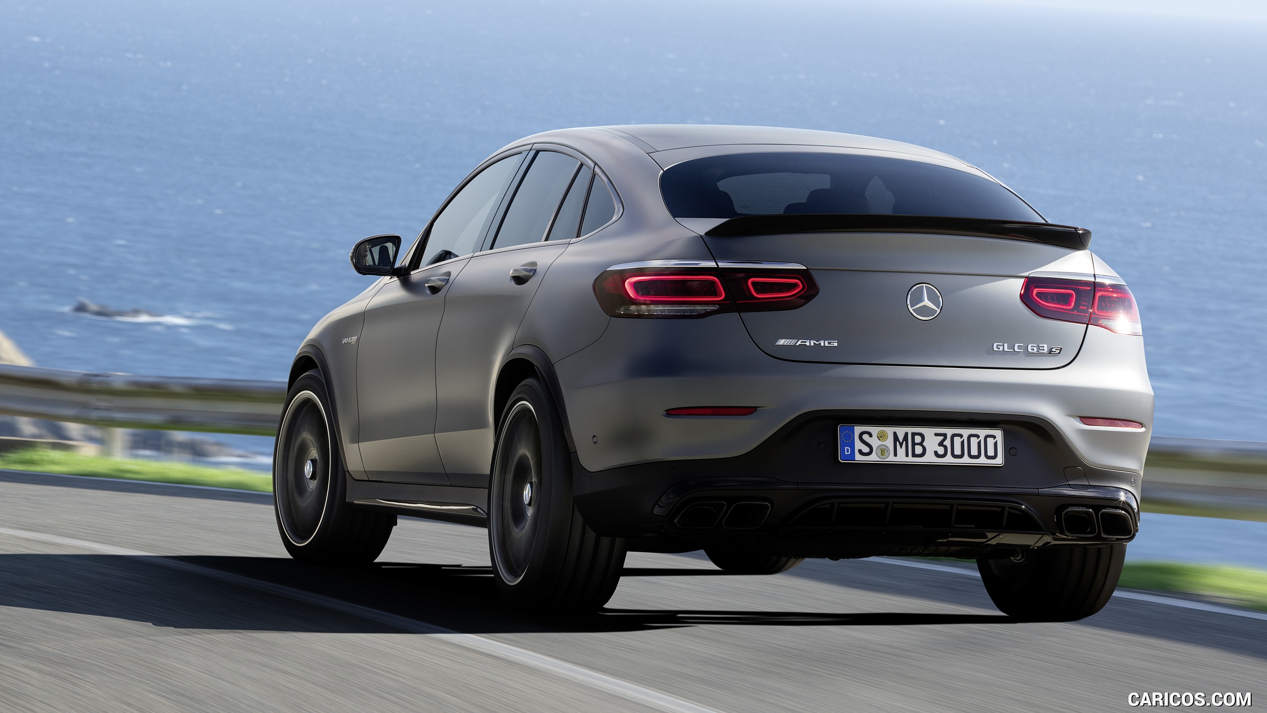 2020 Mercedes-AMG GLC 63 S 4MATIC+ Coupe - Rear, #6 of 102
