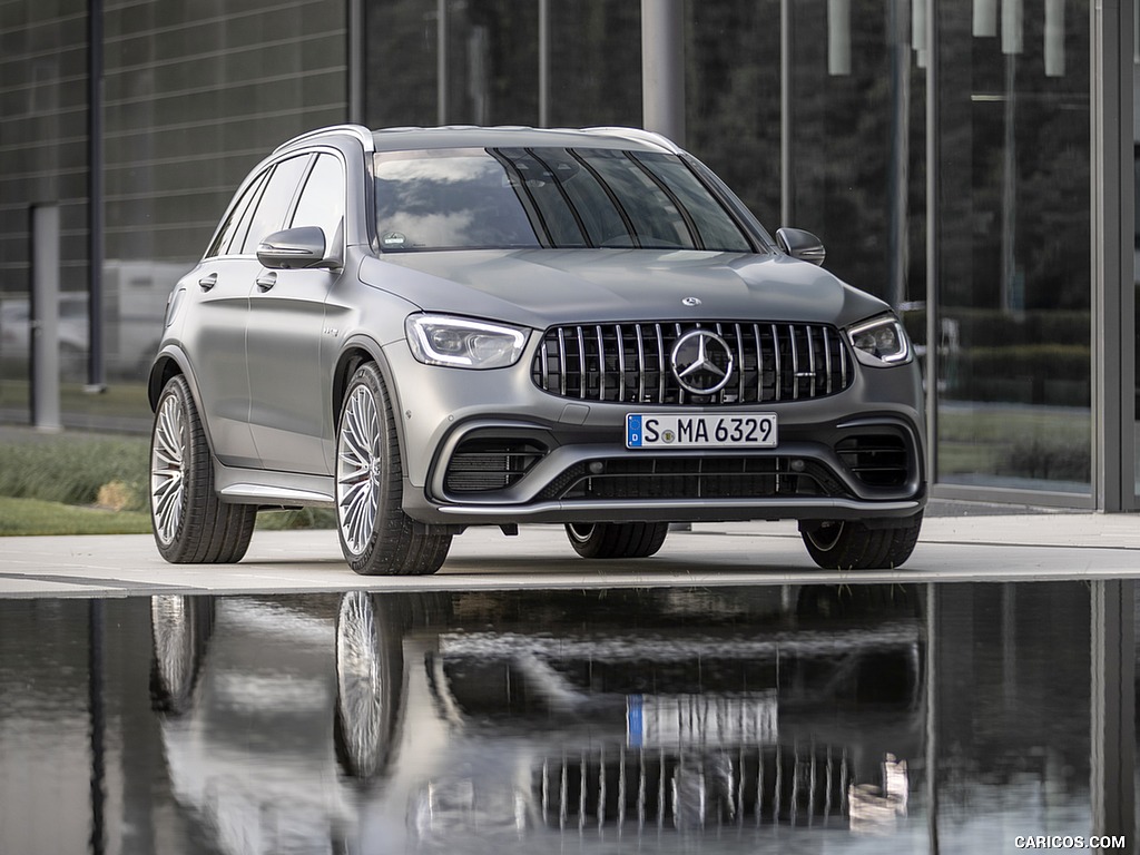 2020 Mercedes-AMG GLC 63 S 4MATIC+ (Color: Designo Selenite Grey) - Front