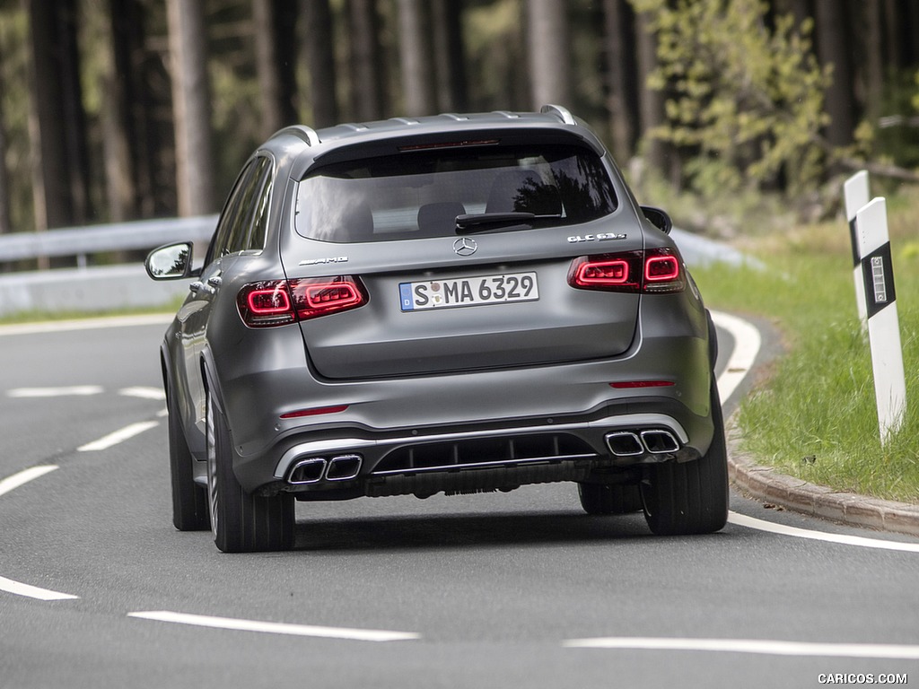 2020 Mercedes-AMG GLC 63 S 4MATIC+ (Color: Designo Selenite Grey) - Rear