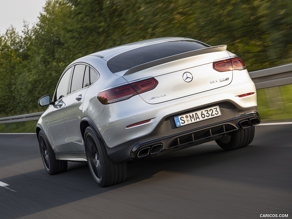 2020 Mercedes-AMG GLC 63 S 4MATIC+ Coupe (Color: Iridium Silver Metallic) - Rear