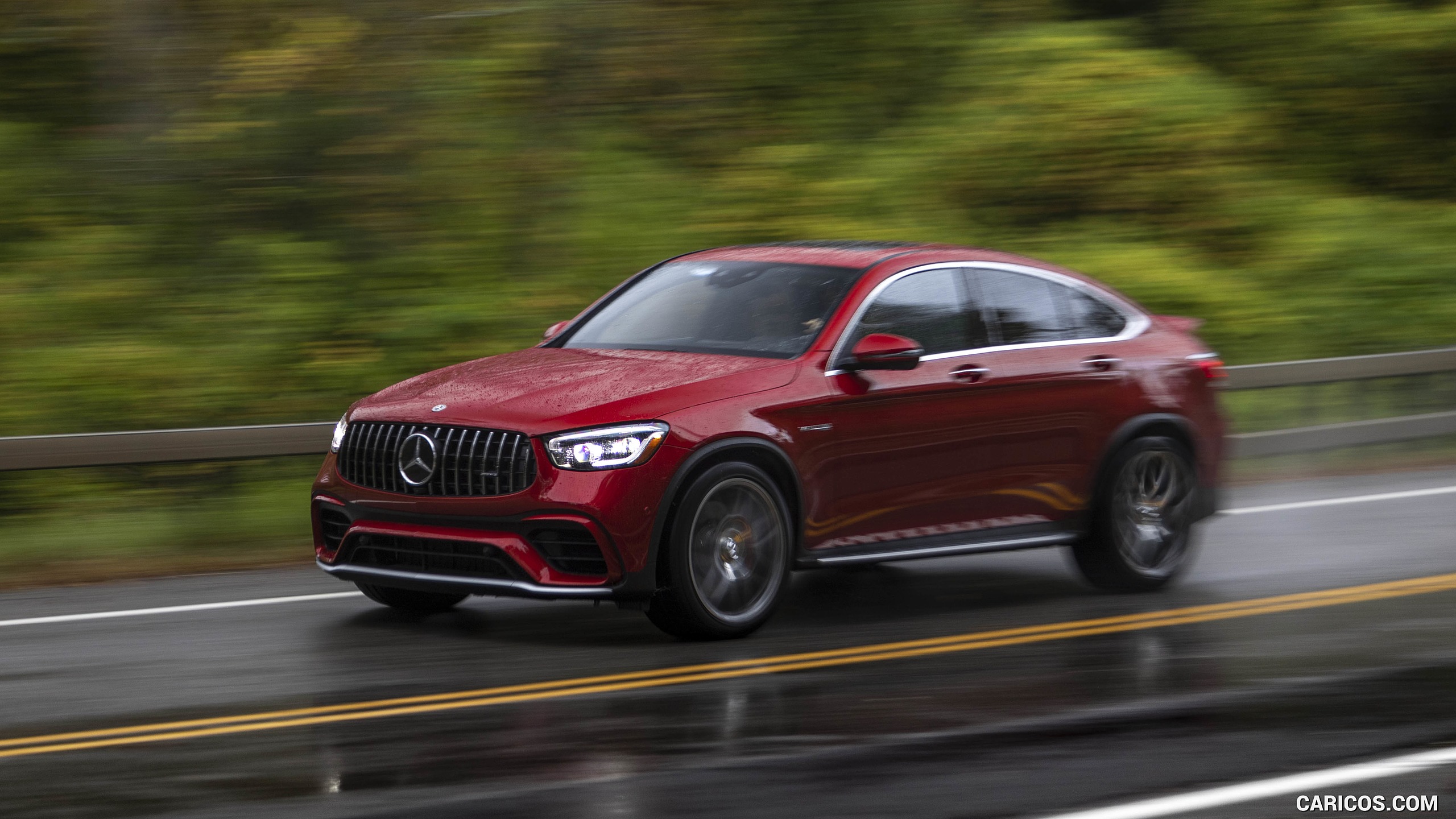 2020 Mercedes-AMG GLC 63 S Coupe (US-Spec) - Front Three-Quarter, #29 of 102