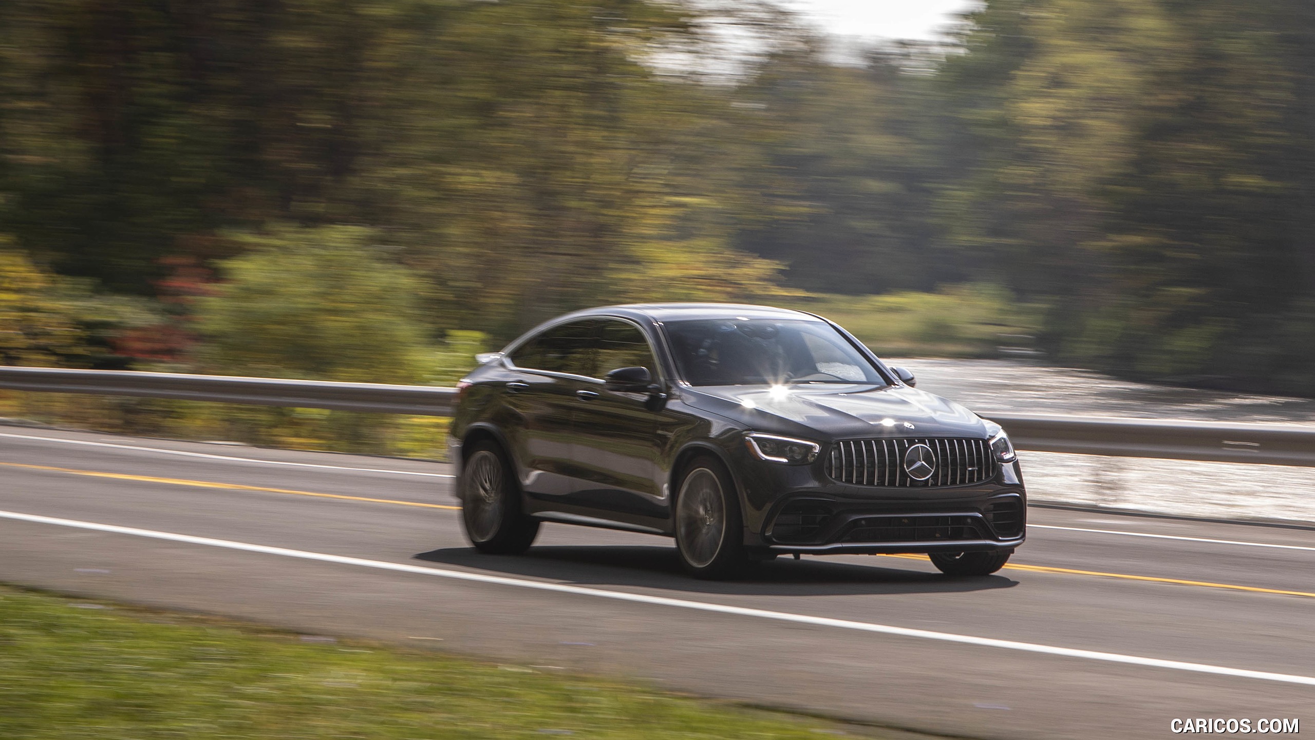 2020 Mercedes-AMG GLC 63 S Coupe (US-Spec) - Front Three-Quarter, #30 of 102
