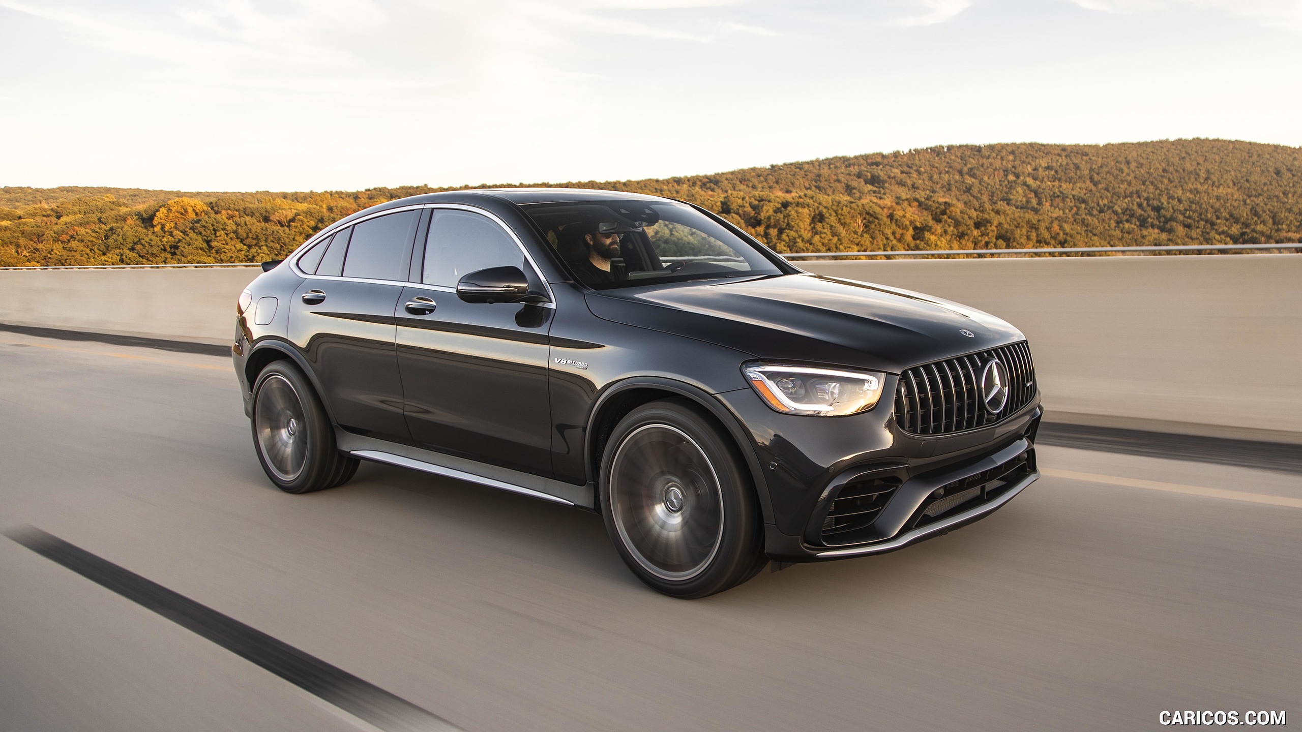 2020 Mercedes-AMG GLC 63 S Coupe (US-Spec) - Front Three-Quarter, #40 of 102