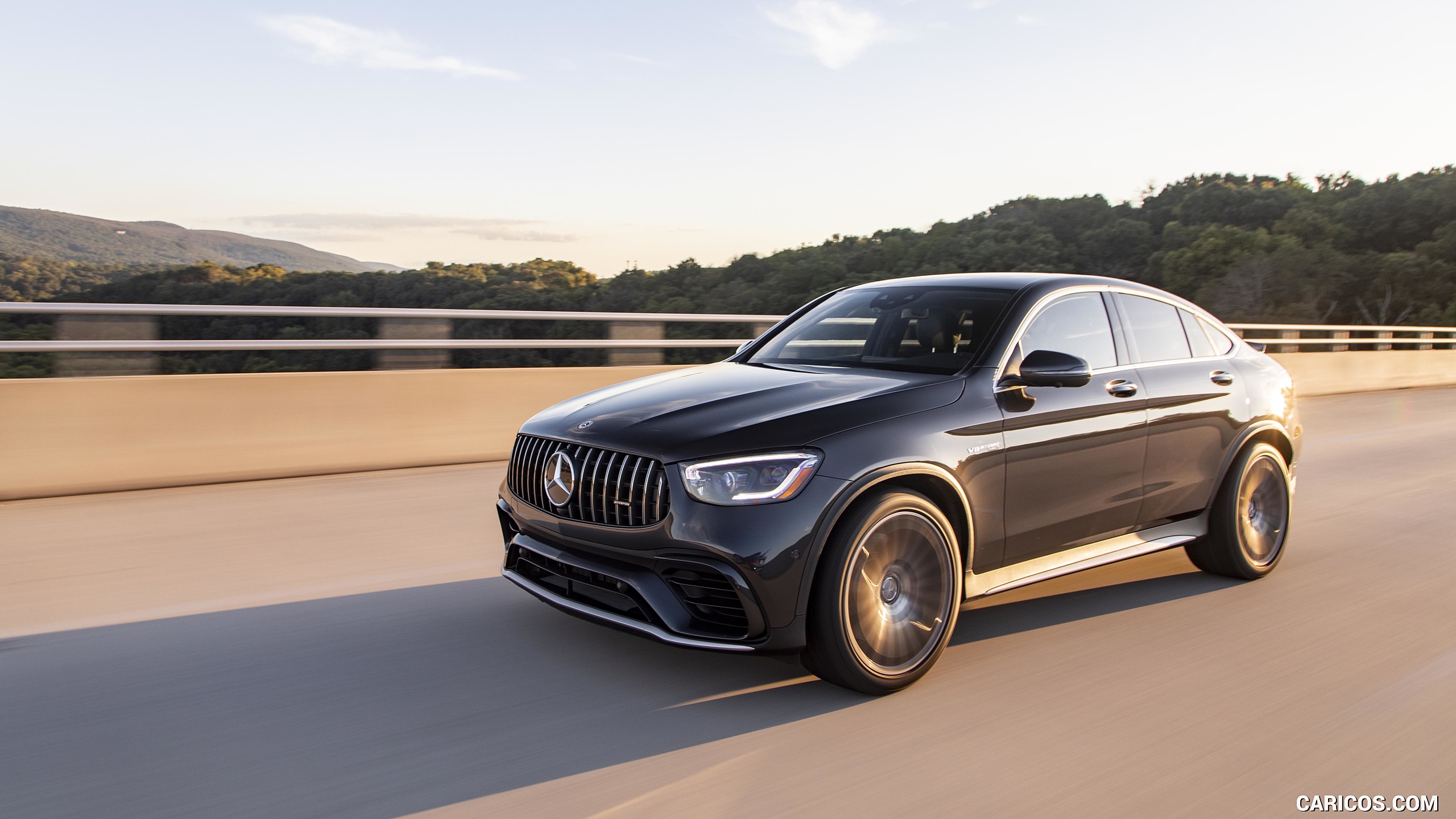 2020 Mercedes-AMG GLC 63 S Coupe (US-Spec) - Front Three-Quarter, #43 of 102