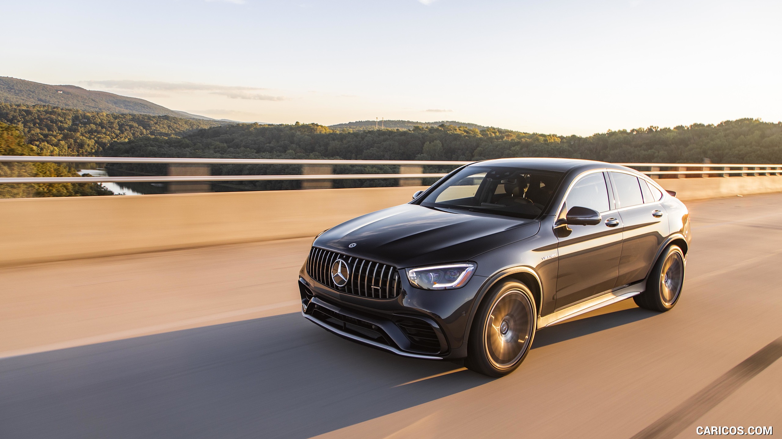 2020 Mercedes-AMG GLC 63 S Coupe (US-Spec) - Front Three-Quarter, #44 of 102
