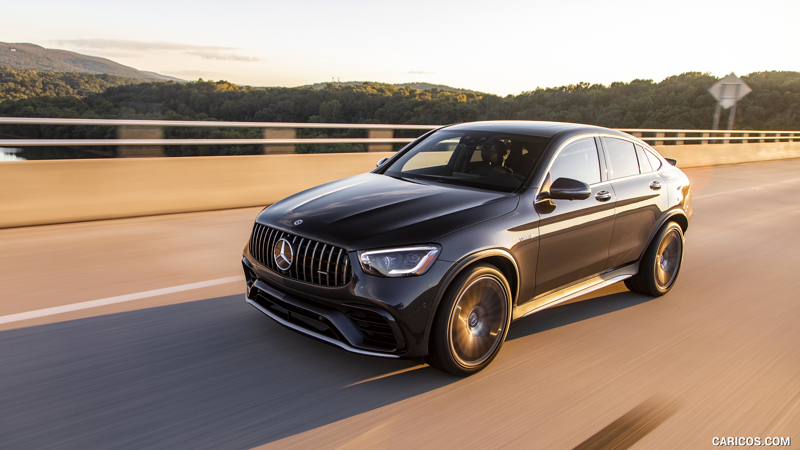 2020 Mercedes-AMG GLC 63 S Coupe (US-Spec) - Front Three-Quarter, #45 of 102