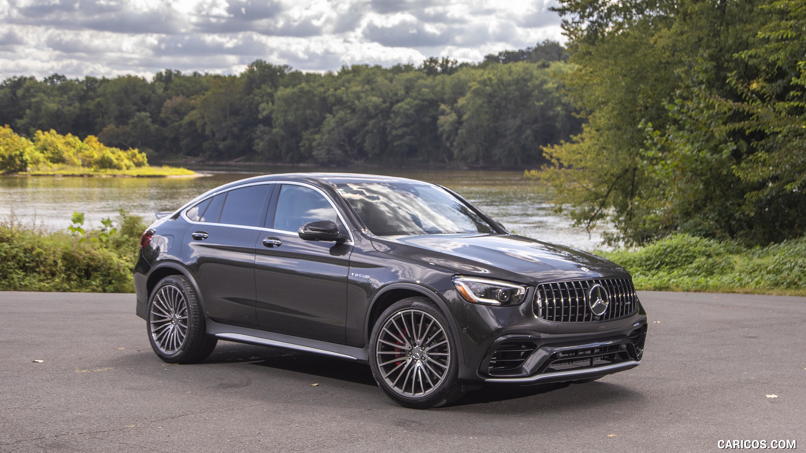 2020 Mercedes-AMG GLC 63 S Coupe (US-Spec) - Front Three-Quarter, #51 of 102