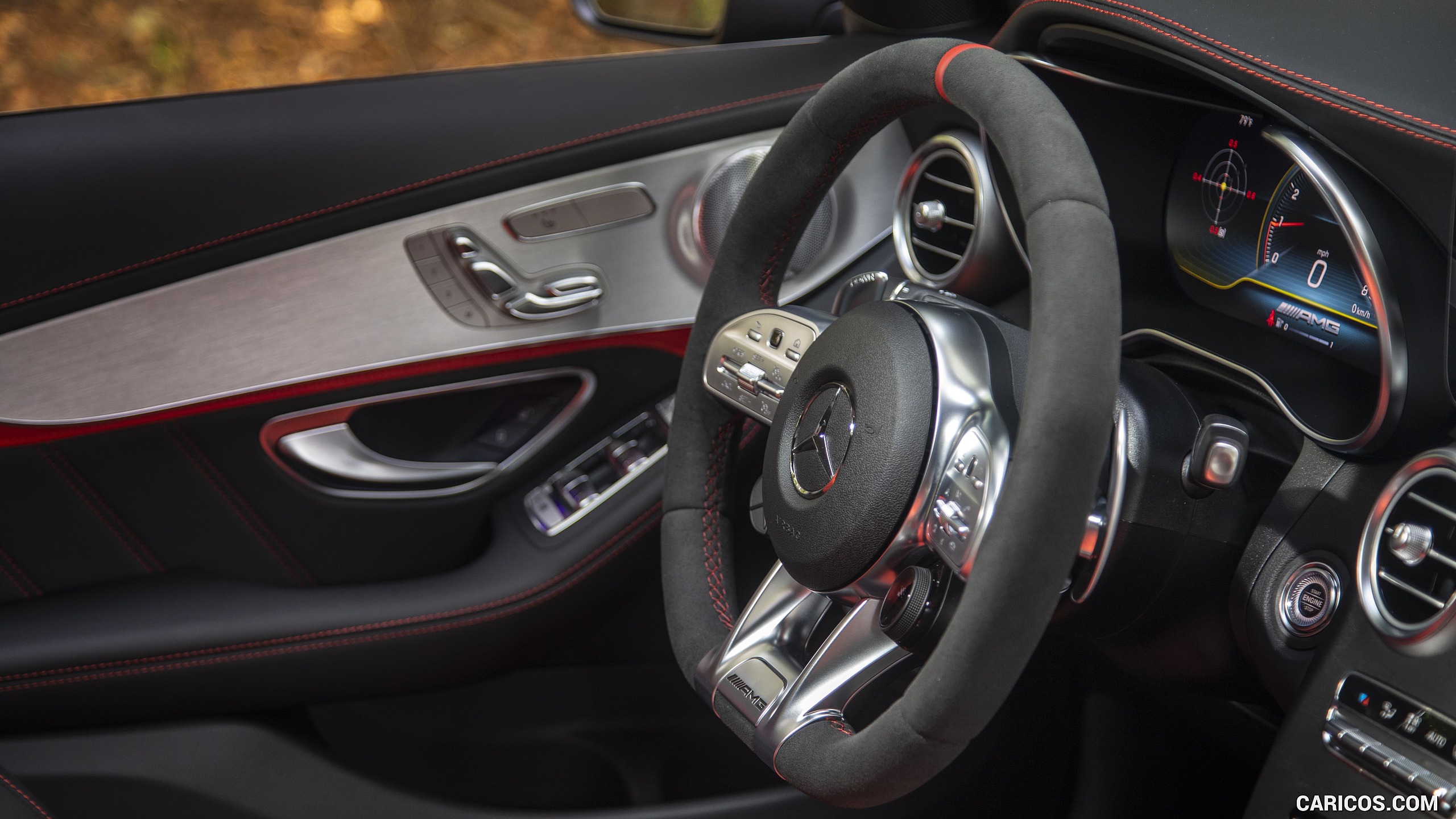 2020 Mercedes-AMG GLC 63 S Coupe (US-Spec) - Interior, Detail, #77 of 102