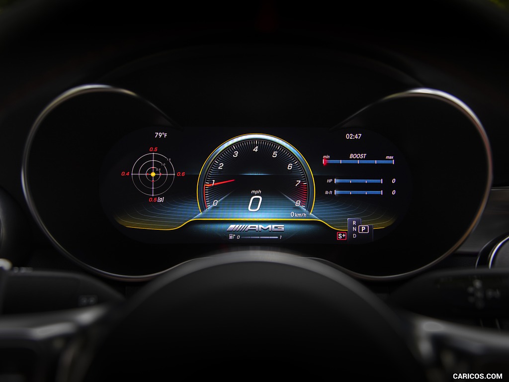 2020 Mercedes-AMG GLC 63 S Coupe (US-Spec) - Digital Instrument Cluster