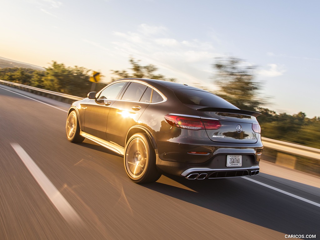 2020 Mercedes-AMG GLC 63 S Coupe (US-Spec) - Rear Three-Quarter