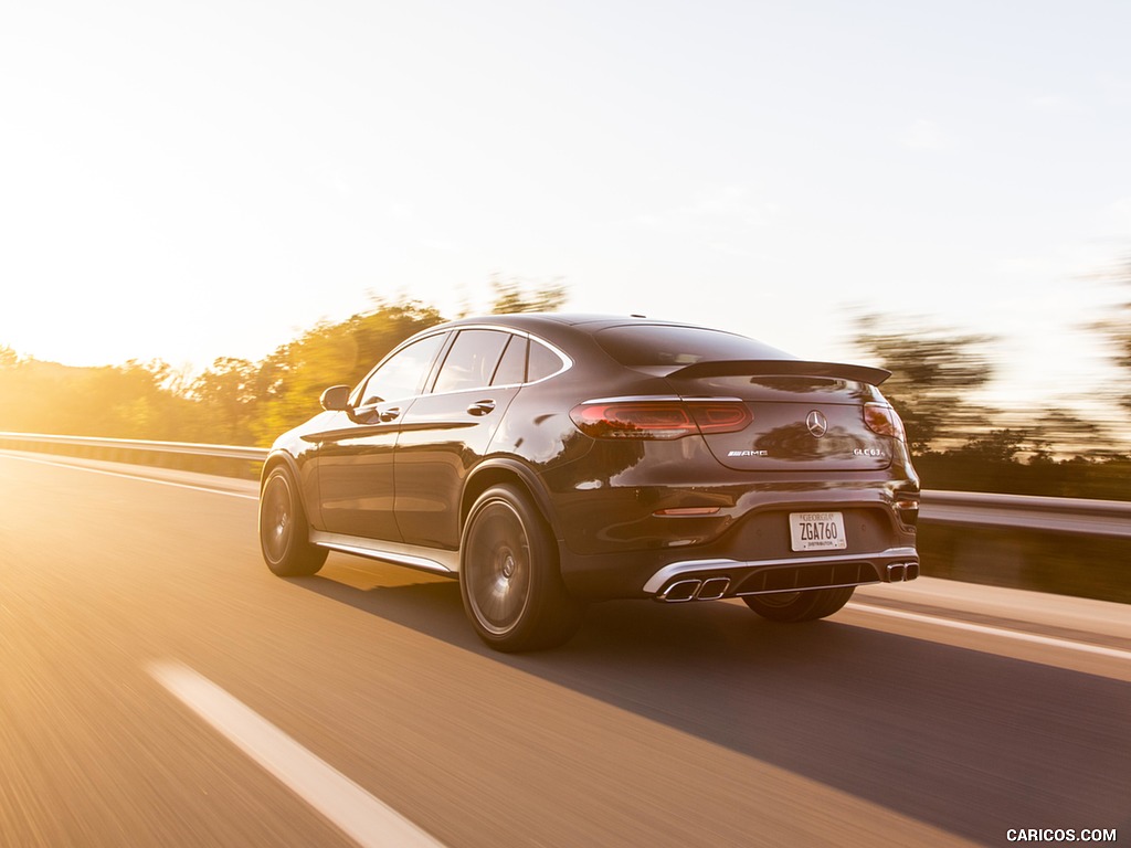 2020 Mercedes-AMG GLC 63 S Coupe (US-Spec) - Rear Three-Quarter