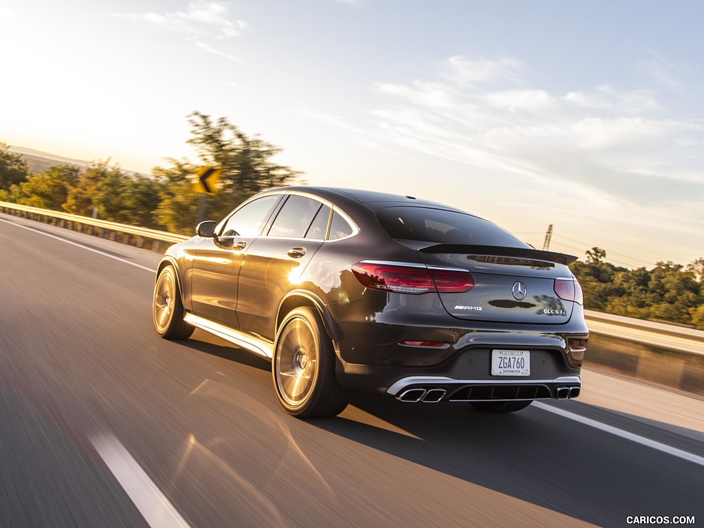 2020 Mercedes-AMG GLC 63 S Coupe (US-Spec) - Rear Three-Quarter