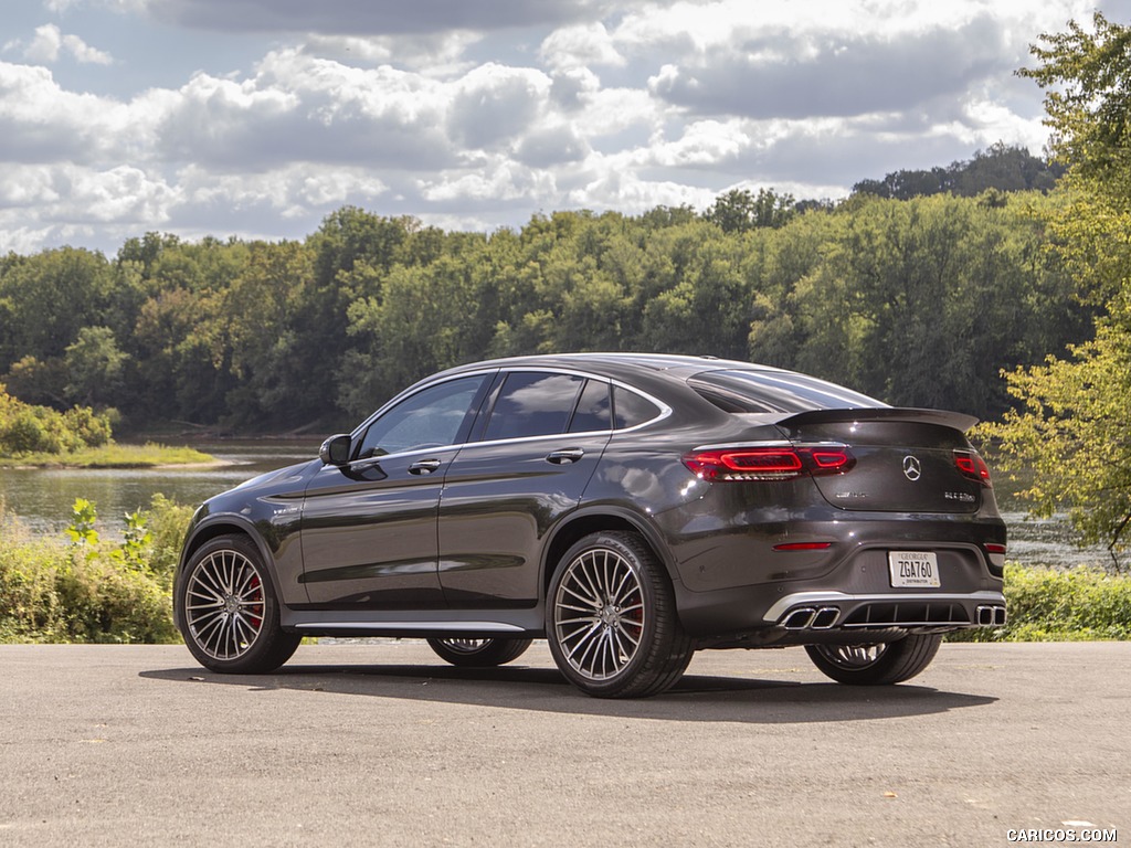 2020 Mercedes-AMG GLC 63 S Coupe (US-Spec) - Rear Three-Quarter