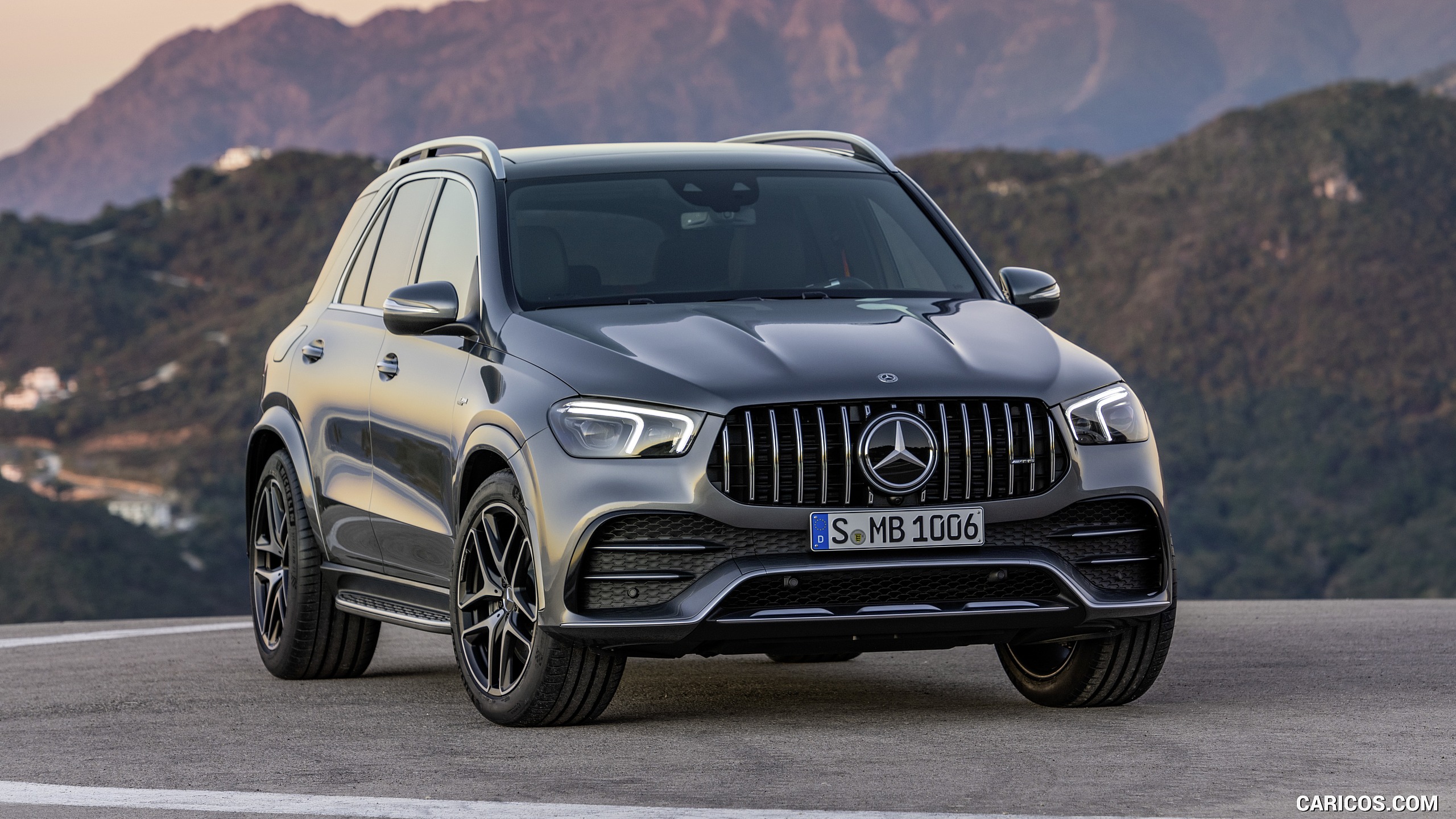 2020 Mercedes-AMG GLE 53 4MATIC+ (Color: Selenite Grey) - Front, #27 of 44