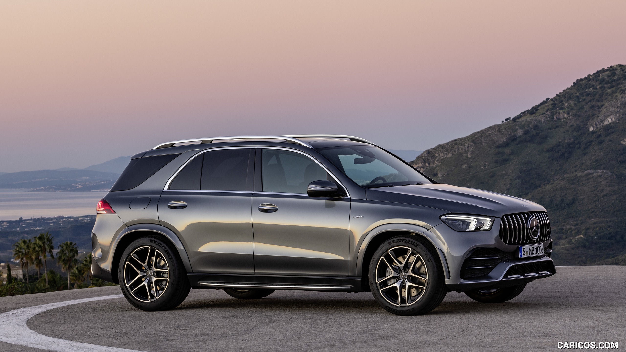 2020 Mercedes-AMG GLE 53 4MATIC+ (Color: Selenite Grey) - Side, #24 of 44