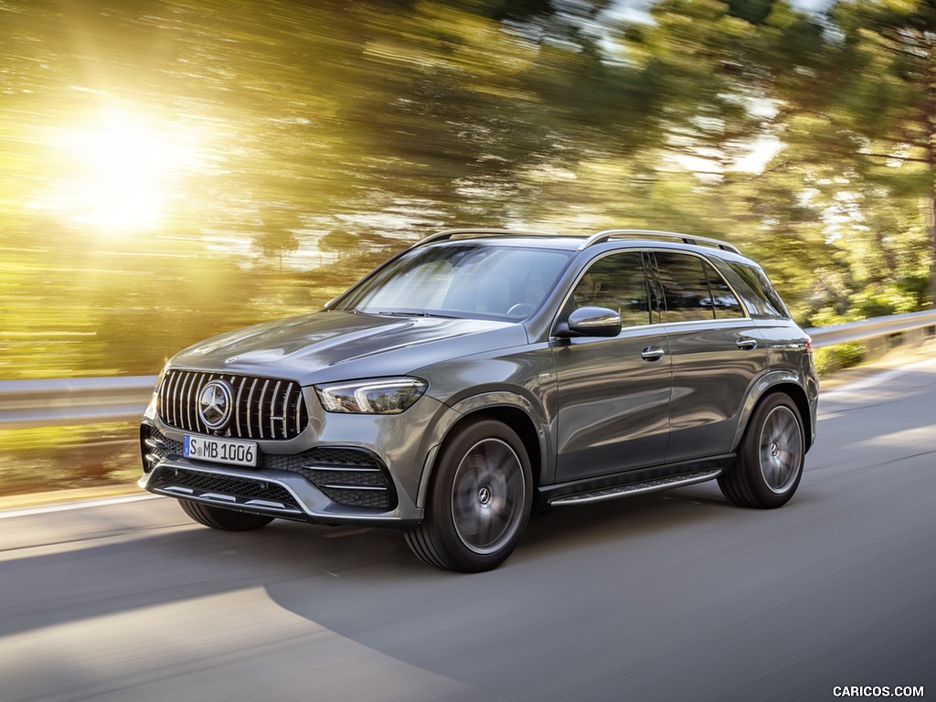 2020 Mercedes-AMG GLE 53 4MATIC+ (Color: Selenite Grey) - Front Three-Quarter