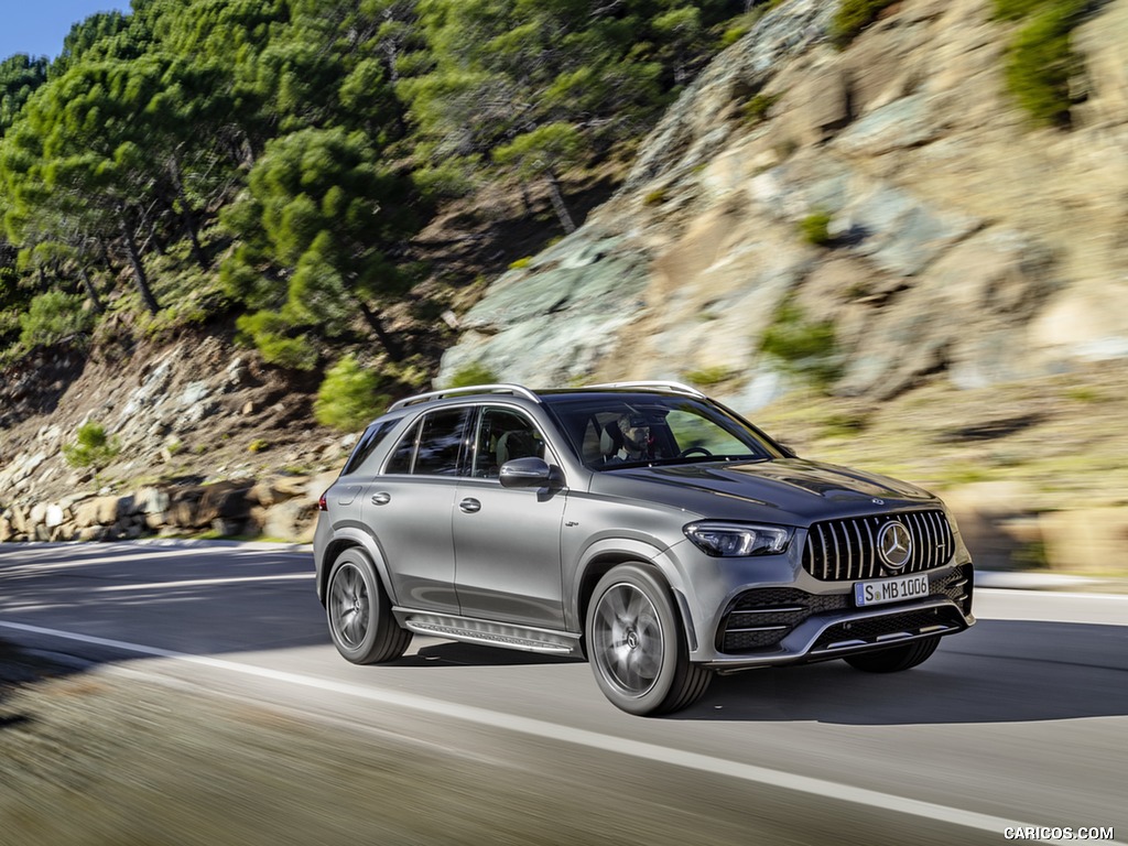 2020 Mercedes-AMG GLE 53 4MATIC+ (Color: Selenite Grey) - Front Three-Quarter