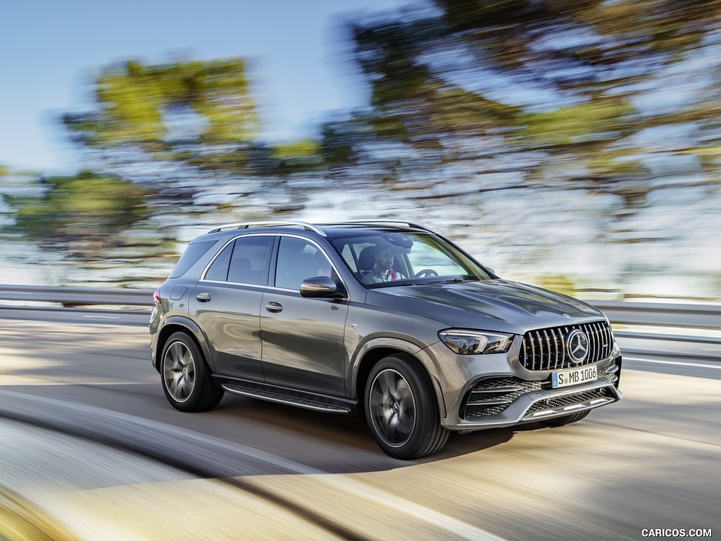 2020 Mercedes-AMG GLE 53 4MATIC+ (Color: Selenite Grey) - Front Three-Quarter