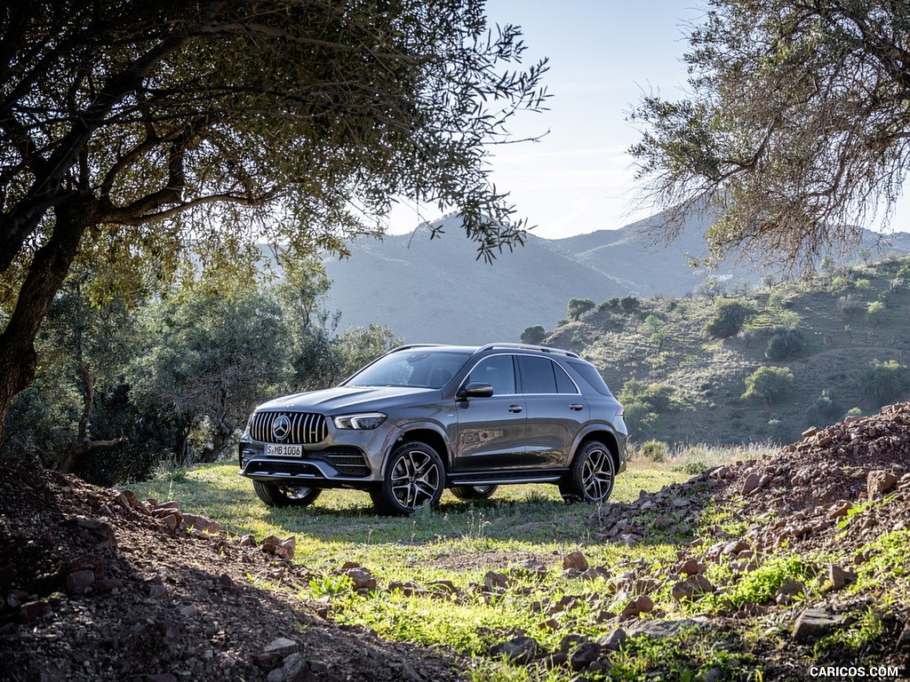 2020 Mercedes-AMG GLE 53 4MATIC+ (Color: Selenite Grey) - Front Three-Quarter