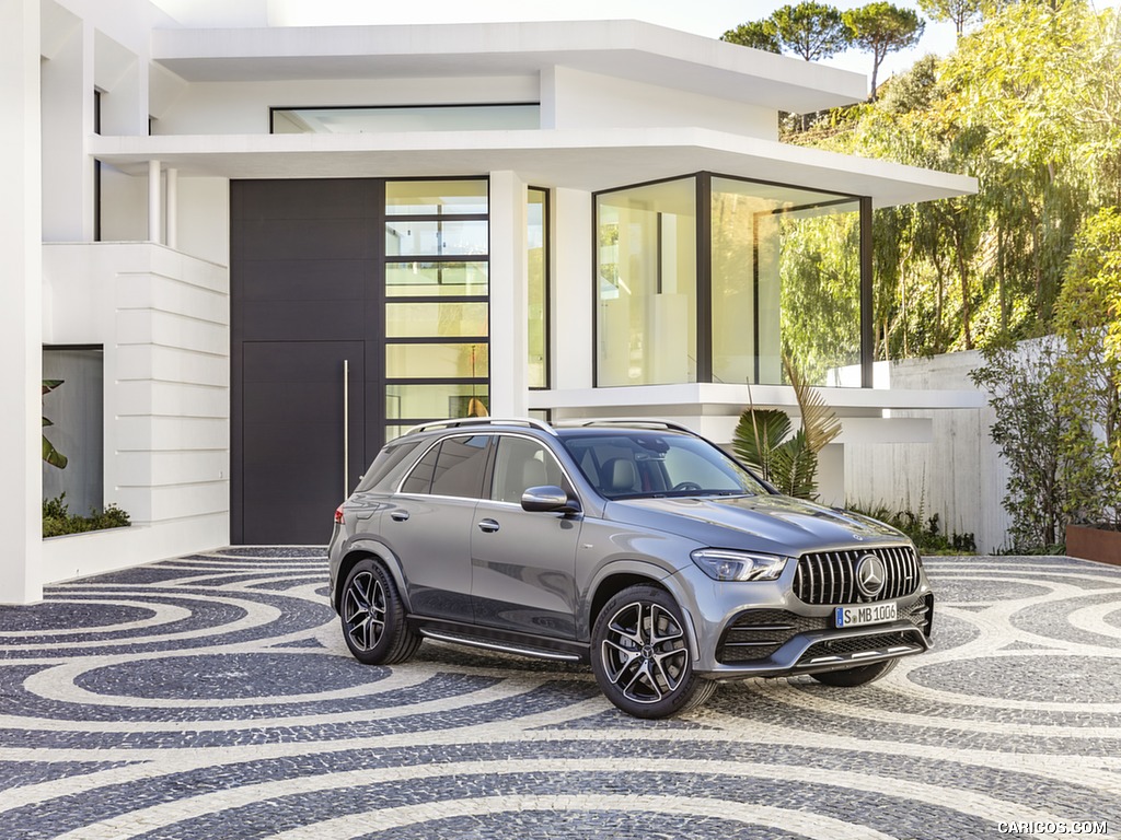 2020 Mercedes-AMG GLE 53 4MATIC+ (Color: Selenite Grey) - Front Three-Quarter