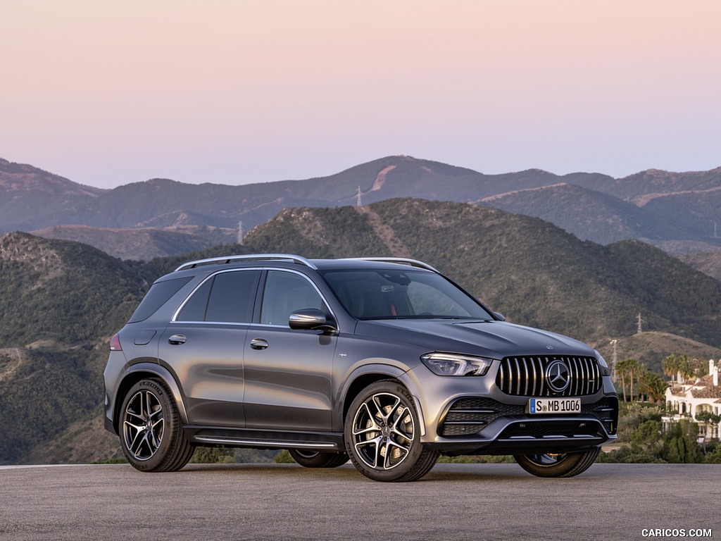 2020 Mercedes-AMG GLE 53 4MATIC+ (Color: Selenite Grey) - Front Three-Quarter