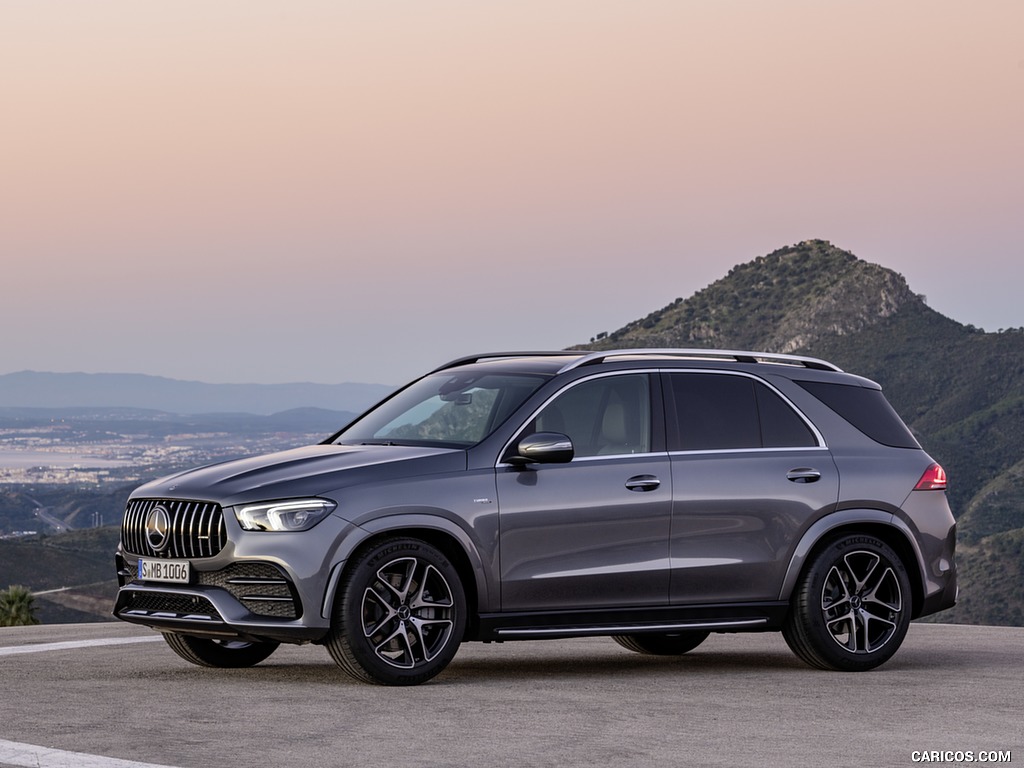 2020 Mercedes-AMG GLE 53 4MATIC+ (Color: Selenite Grey) - Front Three-Quarter