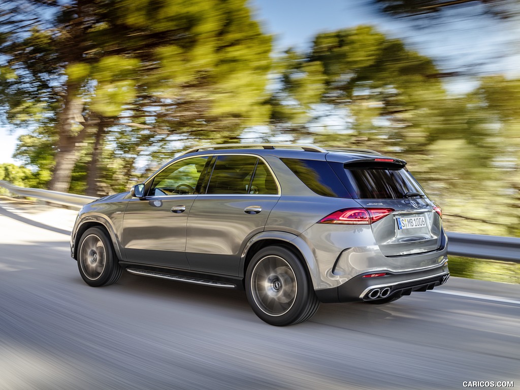 2020 Mercedes-AMG GLE 53 4MATIC+ (Color: Selenite Grey) - Rear Three-Quarter